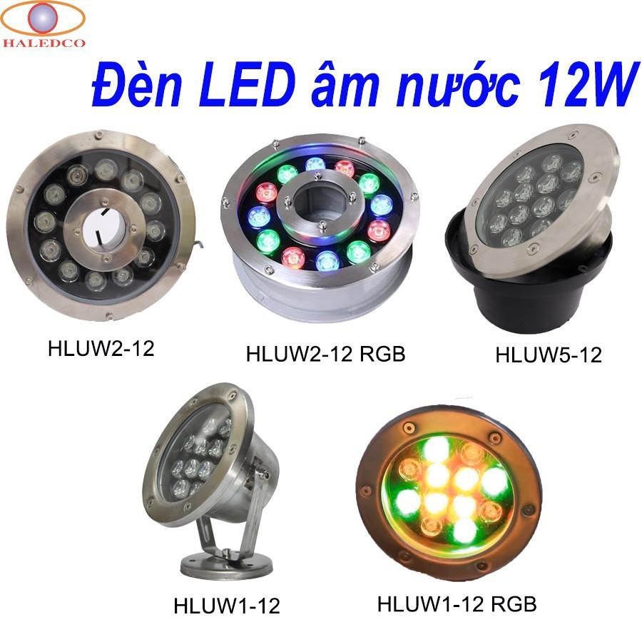 Đèn LED âm nước 12W HALEDCO chiếu hồ cá, đài phun nước