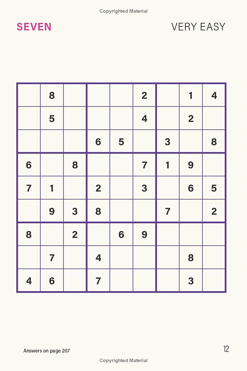 Sách ngoại văn: 200 Stress - Relieving Sudoku Puzzles To Sharpen Your Mind