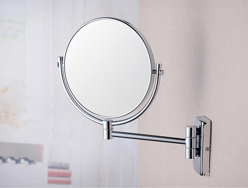 Gương xoay phóng đại 360 độ treo tường dùng treo phòng tắm, phòng ngủ