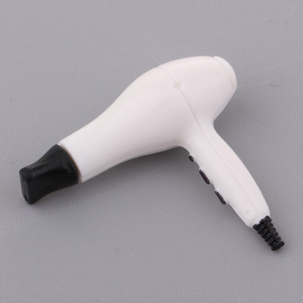 White Salon Dryer for 1/12 Dolls House Bathroom Accessory