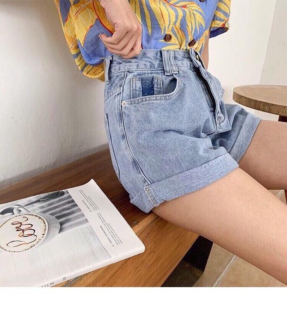 Quần Short Jeans lưng cao hàng cực đẹp kèm hình thật