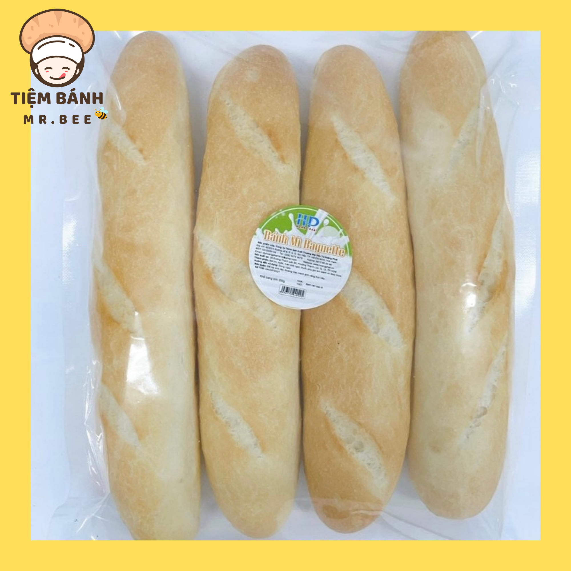 – Bánh Mì Tươi ăn liền đặc ruột – 8 ổ/ 2 bịch