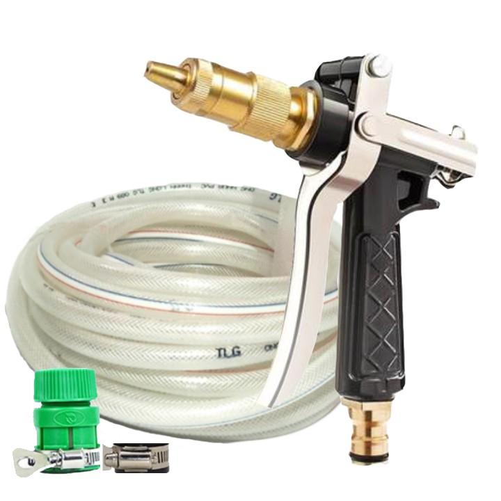 Bộ dây và vòi xịt rửa xe ô tô tăng áp lực nước loại 20m 206400
