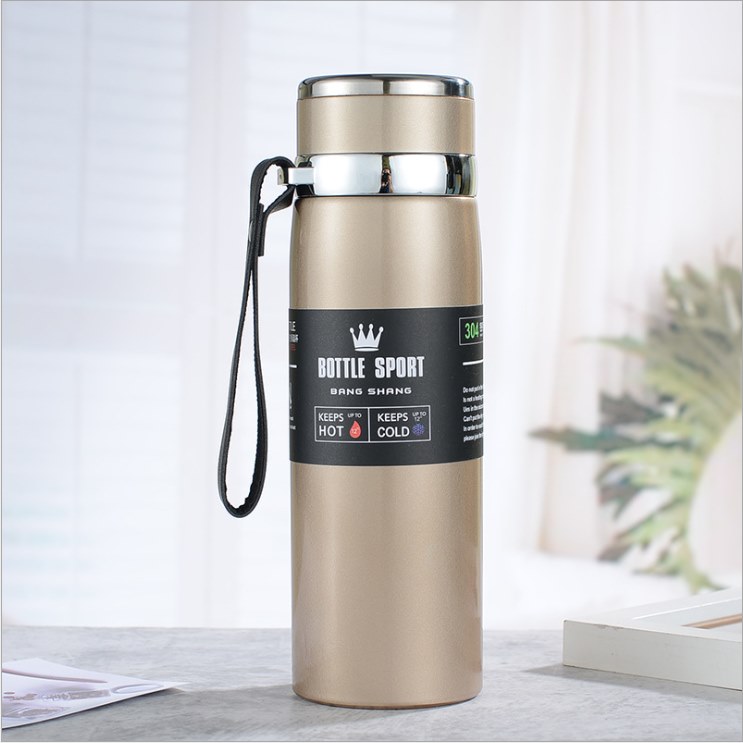 Bình Giữ Nhiệt Inox 304 Cao Cấp - YOGA QG, Bottle Sport, Thiết Kế Sang Trọng, Hiện Đại, Tiện Dụng, Có Lớp Tráng Bạc Giúp Tăng Hiệu Quả Giữ Nhiệt