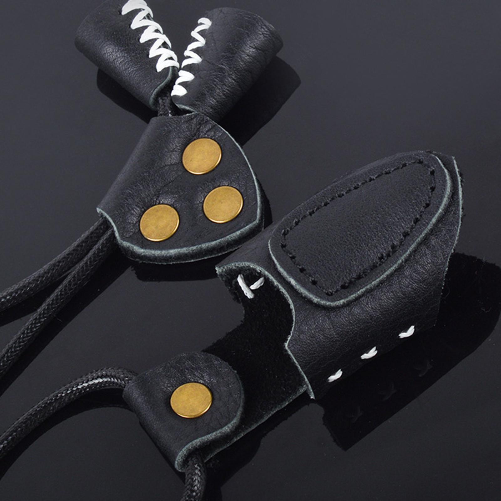 Archery Finger Tab Glove Protector Gear Leather Hand Finger Guard Shooting Accessories