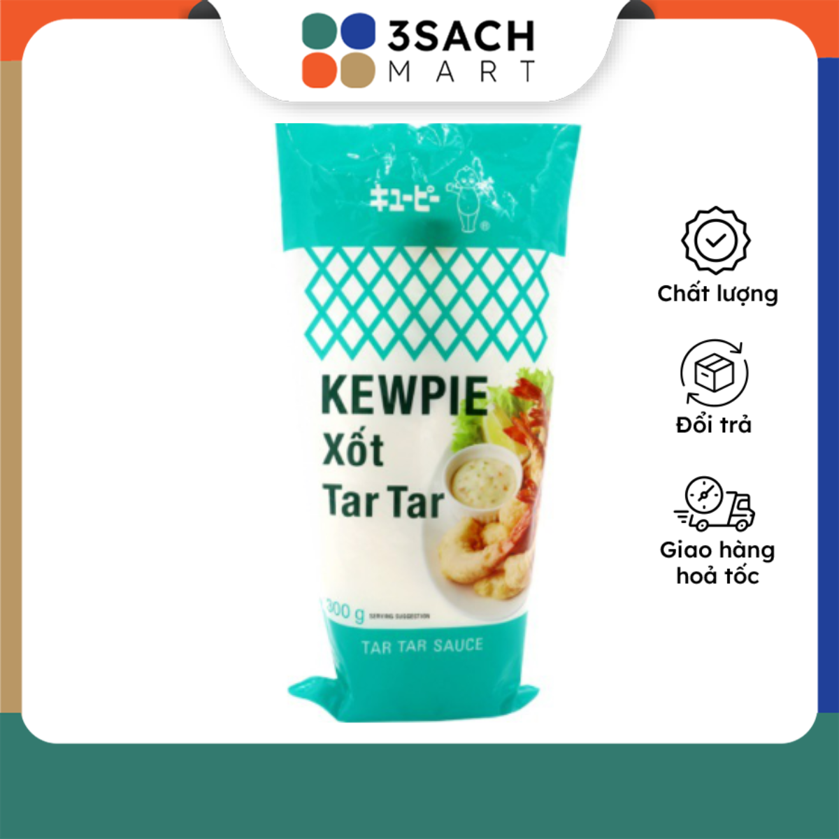 Xốt Tar Tar Kewpie - chai 130gr