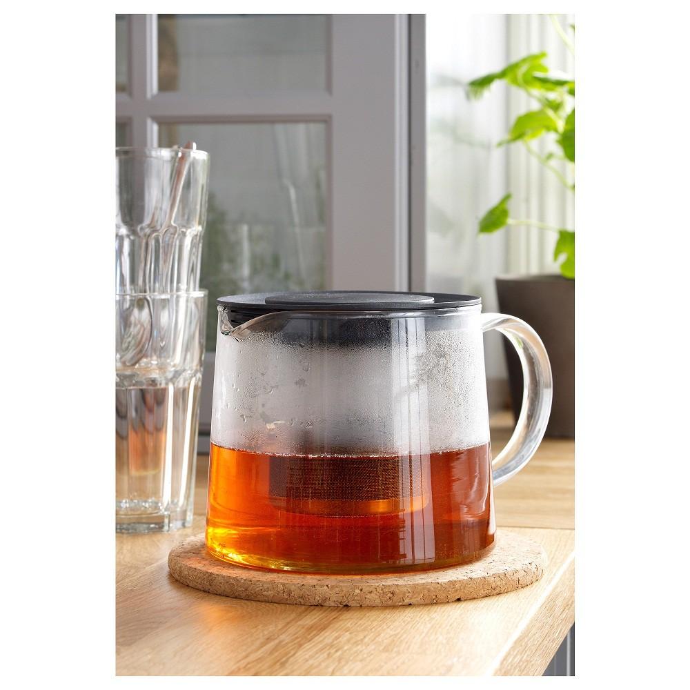 Bình trà thủy tinh Ikea Riglik