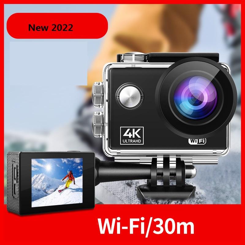 Camera hành động 4K 60fps EIS chống lắc WiFi điều khiển từ xa Sports DV4K HD Camera Outdoor Dash Dash cam với camera chìm