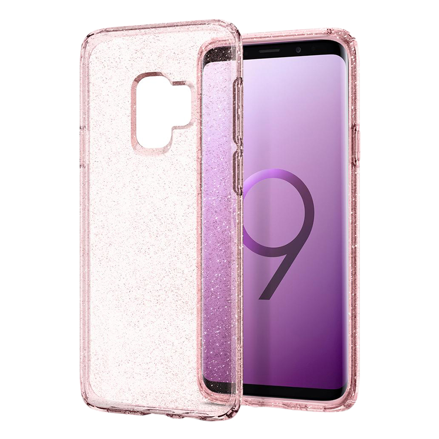 Ốp Lưng Samsung Galaxy S9 Spigen Liquid Crystal Glitter - Hàng Chính Hãng