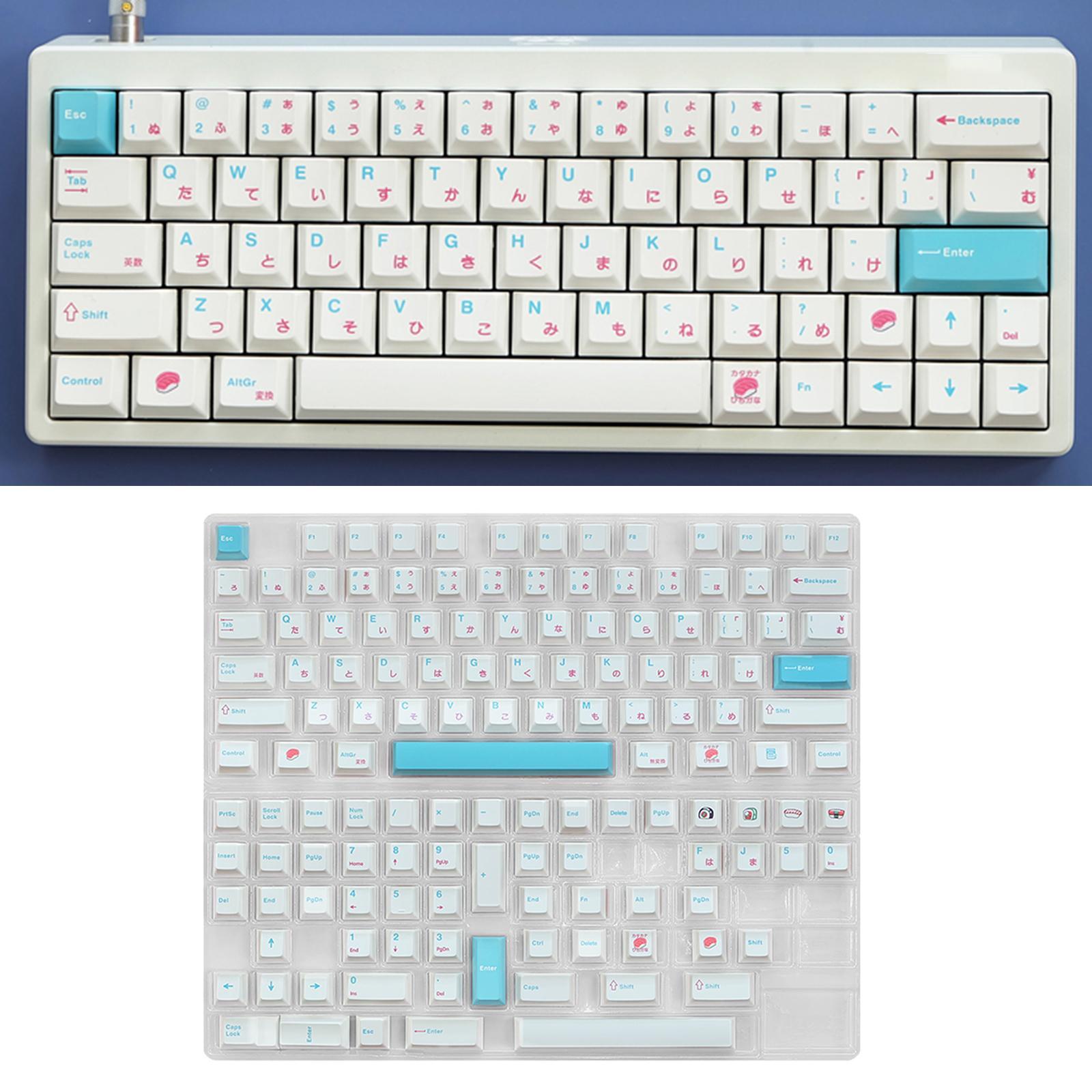 135 Keys PBT Japanese for XDA Profile for Gaming Mechanical Keyboard