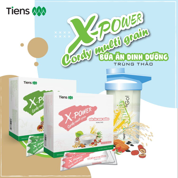 Cordy Multi Grain Bữa ăn dinh dưỡng Trùng thảo Vị Kỷ tử - Táo đỏ - Thiên Sư. Quản Lý Cân Nặng