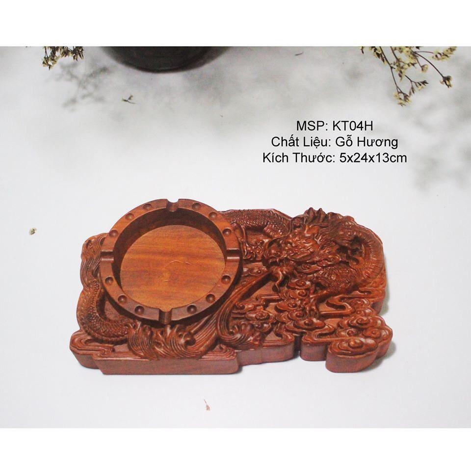 Gạt Tàn Thuốc Lá Gỗ Hương Phong Thủy