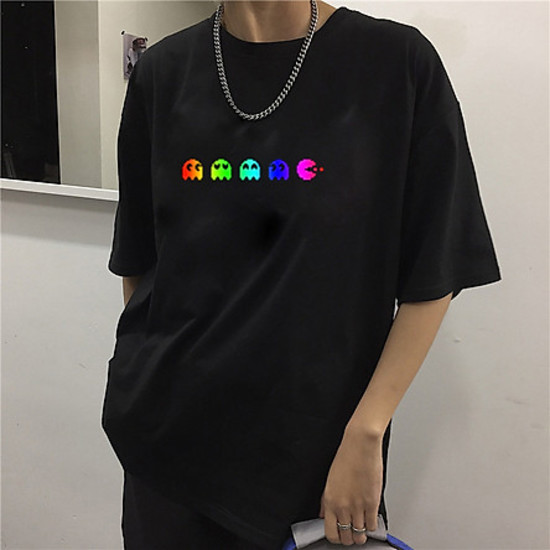Áo Thun Nam_ Nữ Phản Quang In hình GAME OVER , áo chất, đi đêm, đi phượt bao ngầu, nhìn đã mắt