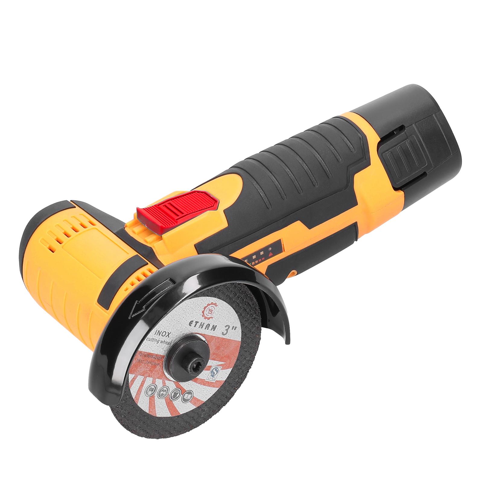 19500rpm Electric Grinding Tool Multifunctional Mini Grinder Handheld Cutter for Cutting Polishing Ceramic Tile Wood Stone Steel