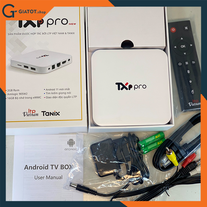 Đầu Android TXP-Pro new LTP Việt Nam xem truyền hình bản quyền VTVcarb - Hàng chính hãng