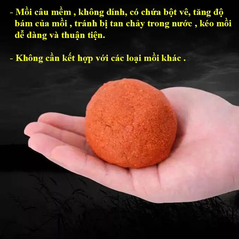 Mồi Câu Cá Tổng Hợp , Câu Cá Chép , Cá Diếc, Cá Trắm - Mồi 2+1 - Mồi 3+1 Siêu Nhạy HUA-16