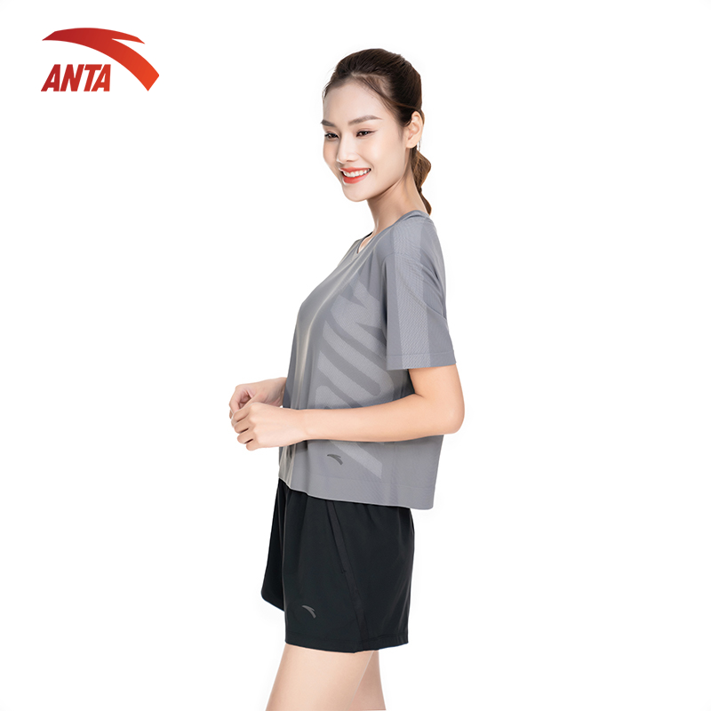 Áo thể thao nữ Running A-SEAMLESS Anta 862235105