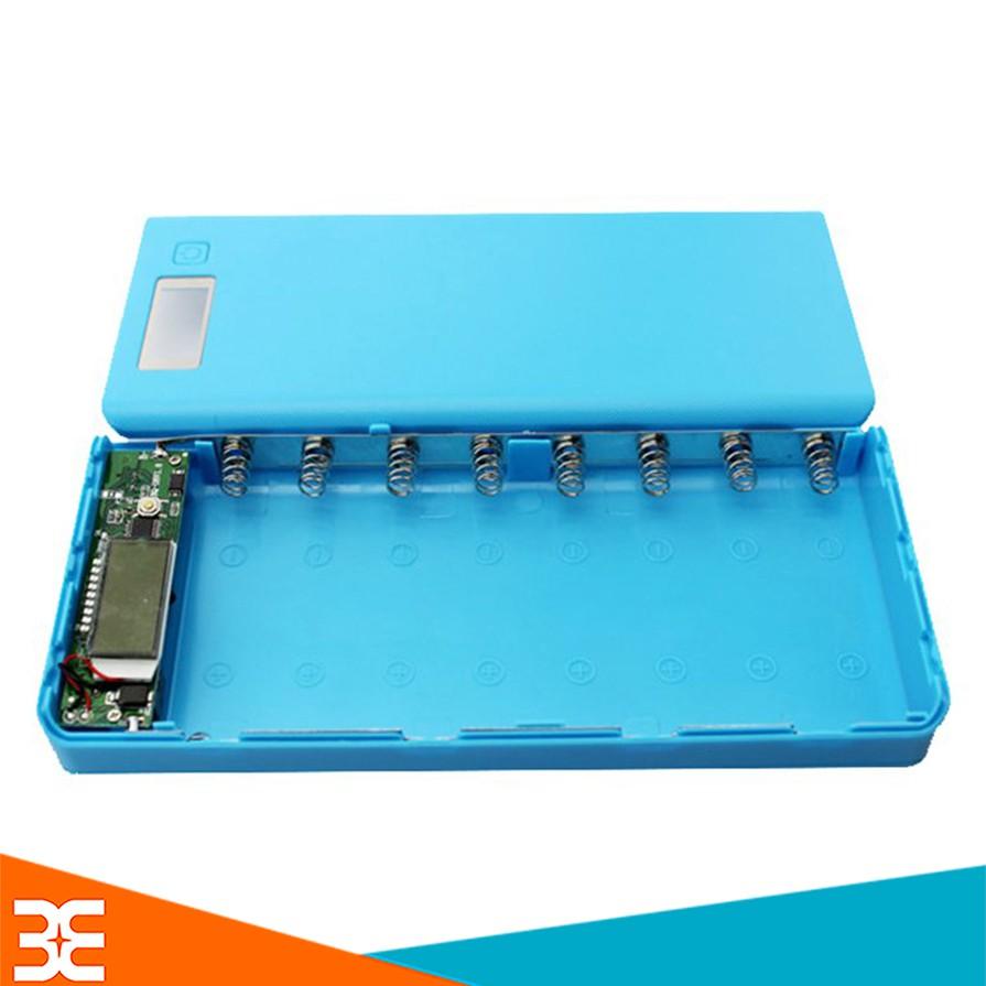 Box Sạc Dự Phòng 8 Cell 1A/2A Có Màn Hình ( Sản Phẩm Chưa Bao Gồm Pin )