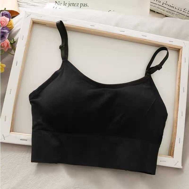 Áo bra sợi bún có mút ngực cho ngày hè mặc kèm vest blazer xinh