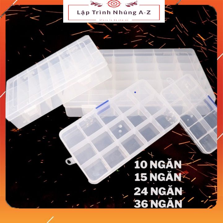 [Lập Trình Nhúng A-Z] Hộp Đựng Linh Kiện 1/8/10/15/24/36/RFID Ngăn