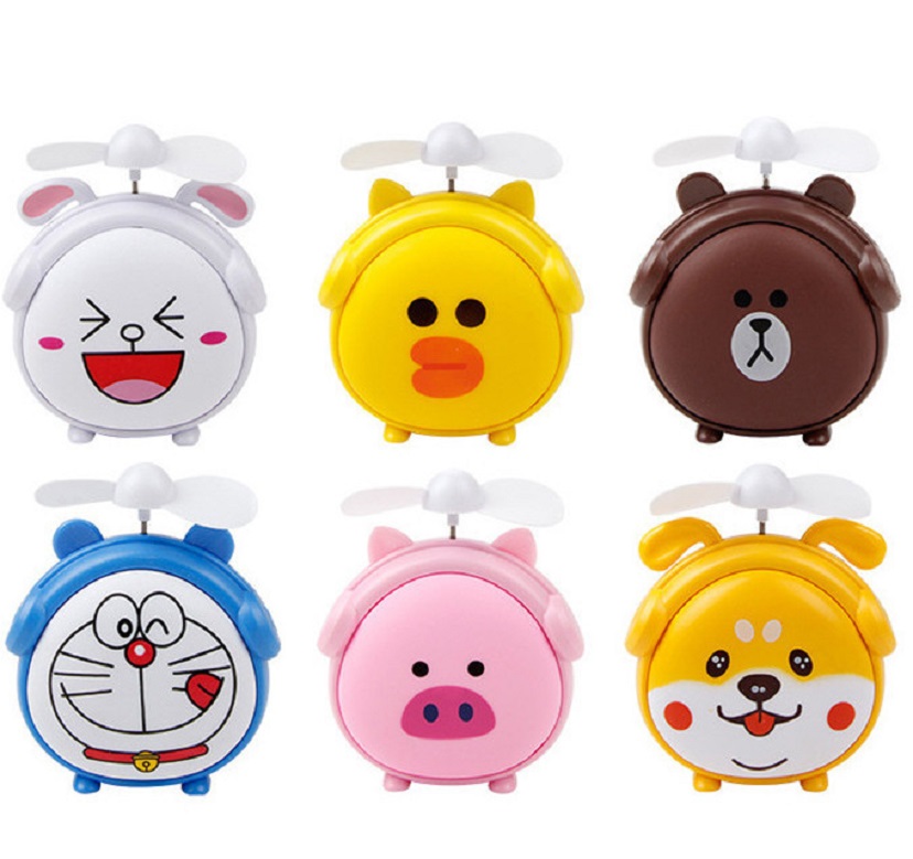 Quạt mini để bàn hình thú dễ thương - mẫu ngẫu nhiên