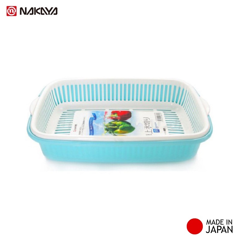 Bộ khay đựng rau củ 2 lớp Nakaya - Nội địa Nhật Bản