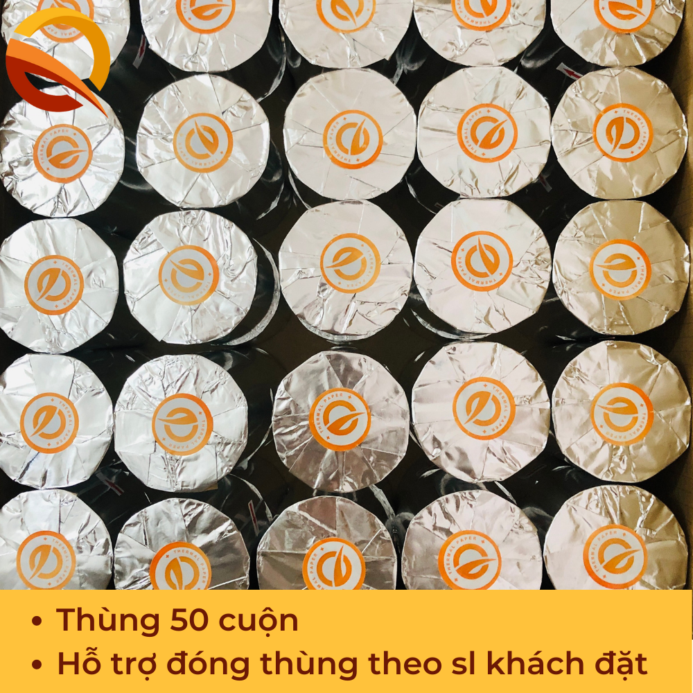 Giấy in nhiệt OCHA khổ K80x80mm, Giấy in bill, in hóa đơn K80