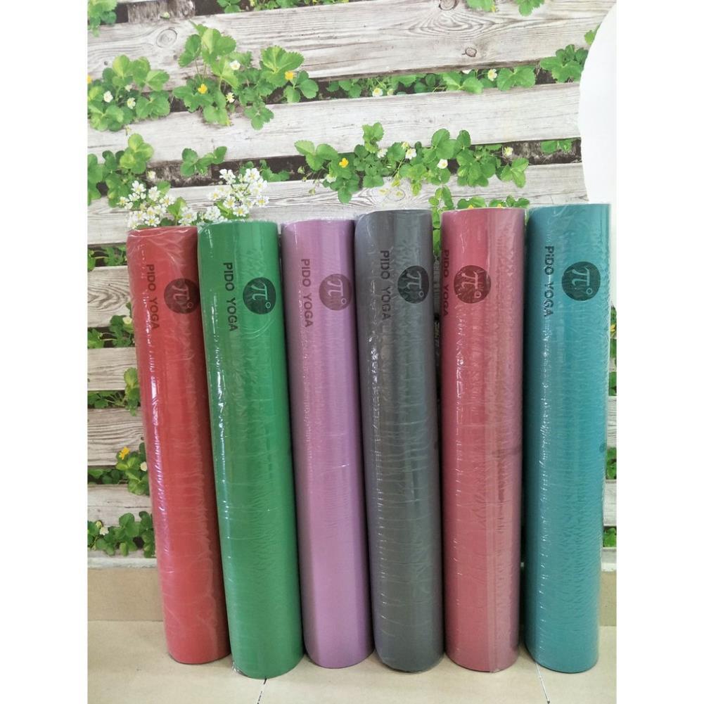 Thảm yoga định tuyến 5mm pido(tặng túi+dây buộc) PU