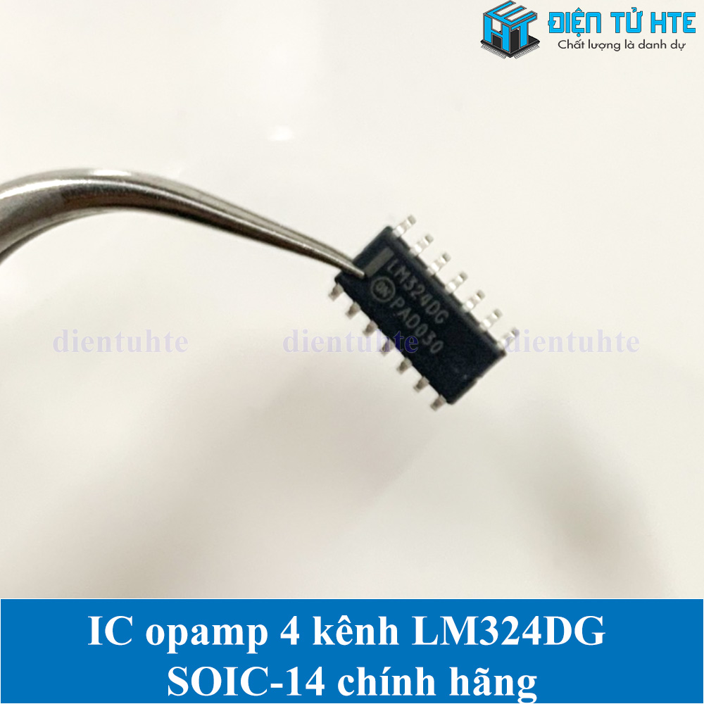 Bộ 2 IC opamp 4 kênh LM324D LM324DG SOP-14 ON