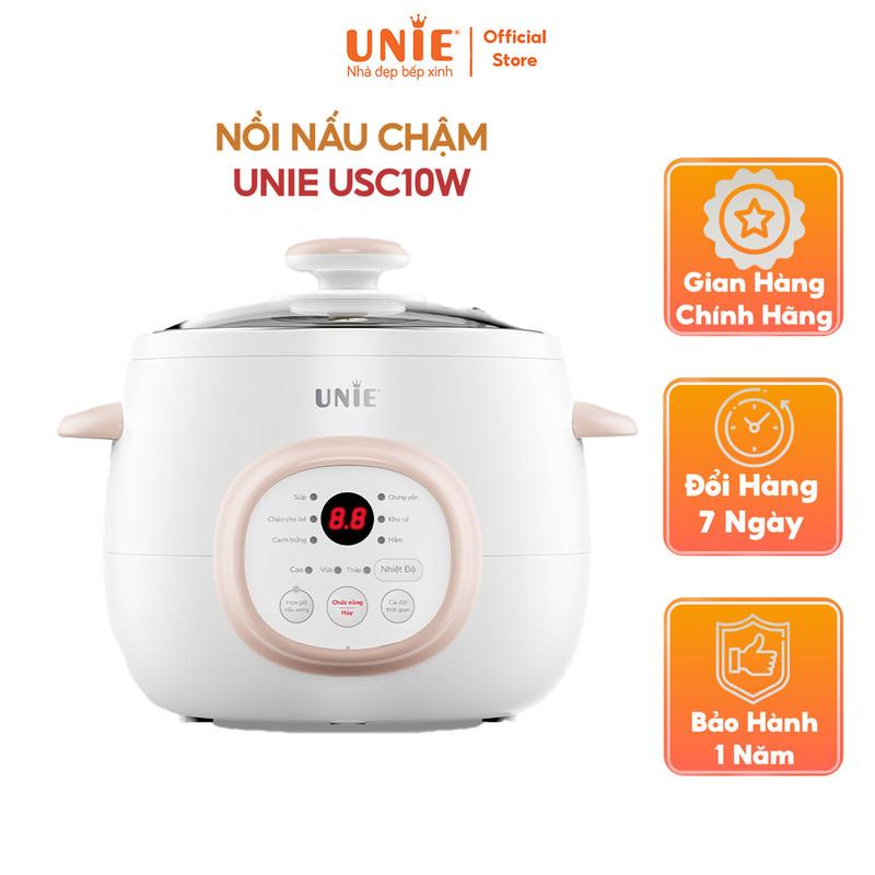 Nồi nấu chậm đa năng UNIE USC10W- 6 Chức năng nấu đa dạng, công suất 300W,dung tích 1L,bảo hành 12 tháng- Hàng chính hãng