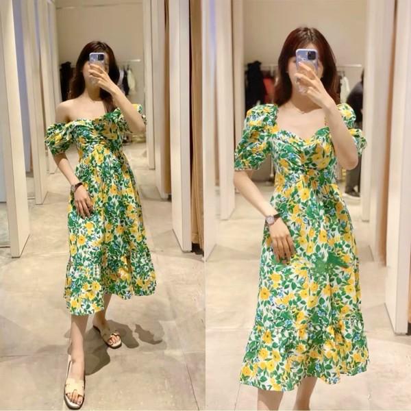 Đầm Hoạ Tiết Hoa