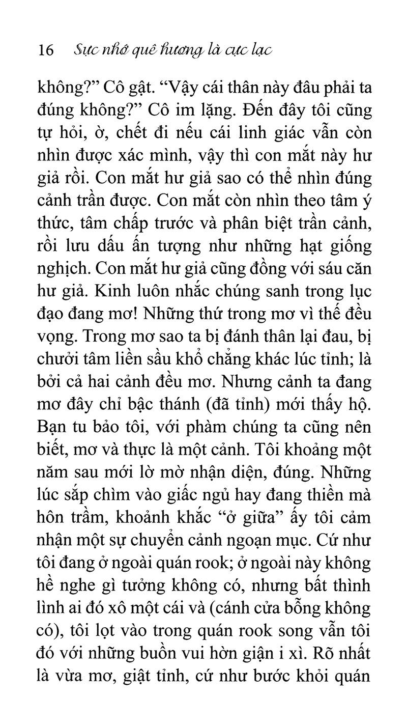 Sực Nhớ Quê Hương Là Cực Lạc