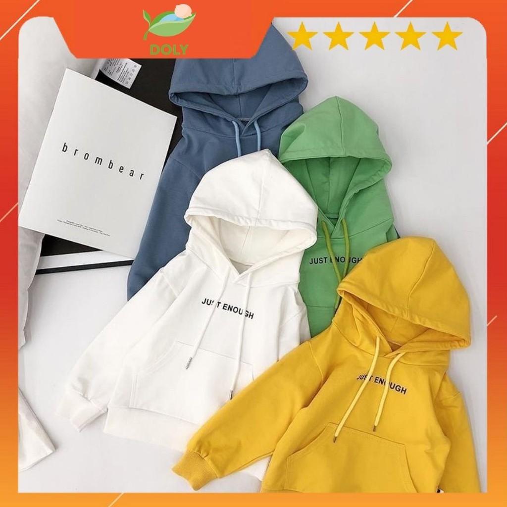 Áo Hoodie Xả Tết Cho Bé Trai Và Bé Gái Từ 8-28kg Chất Nỉ Da Cá DOLY STORE