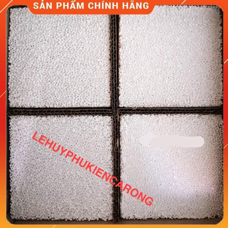 Vật Liệu Lọc Bể Cá - Sứ Vuông - Sứ Tàu Hủ CERAMIC FOAM FILTER Kích Thước 10x10x5cm