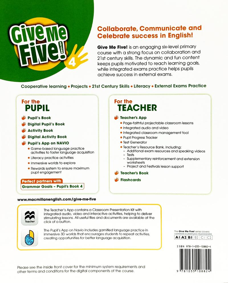 Give Me Five! Level 4 Activity Book With Digital Activity Book