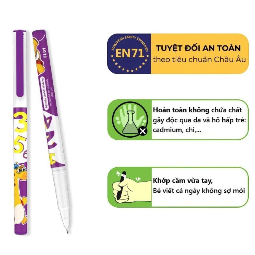 Bút Lông Kim Gira 0.4 mm - Smart Kids FL01 - Mực Tím