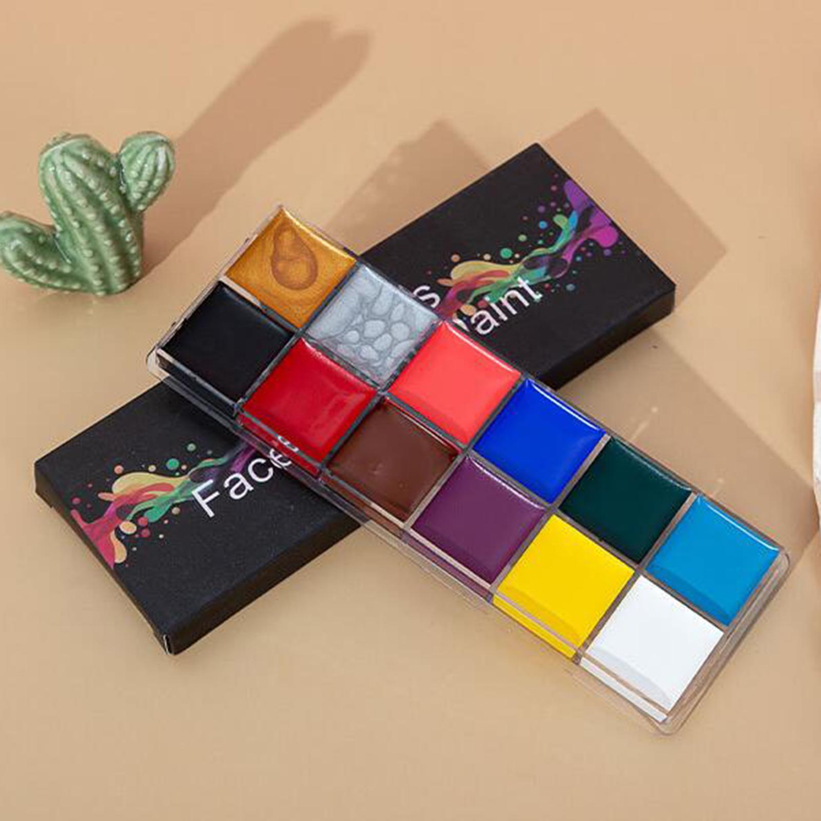 Face Body Paint Painting Palette Face Painting for Halloween Party Christmas