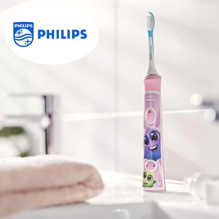 Bàn chải đánh răng điện trẻ em Philips Sonicare HX6352 - Hàng Nhập Khẩu