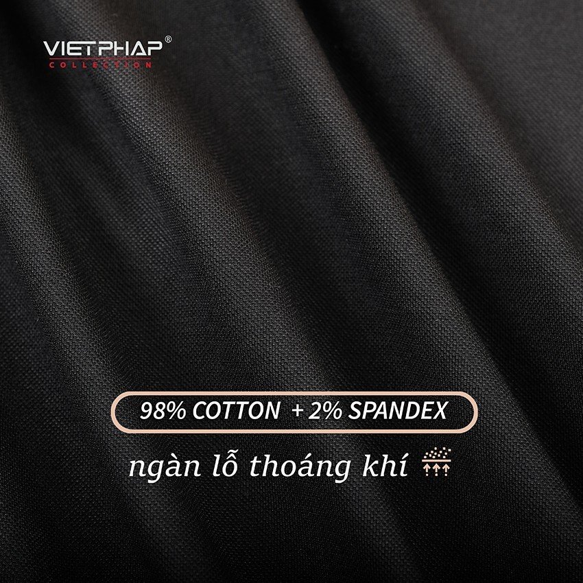 Áo Thun Polo Nam Cao Cấp VIỆT PHÁP / Form Basic - Chất liệu cotton co dãn thấm hút mồ hồi tốt 67701