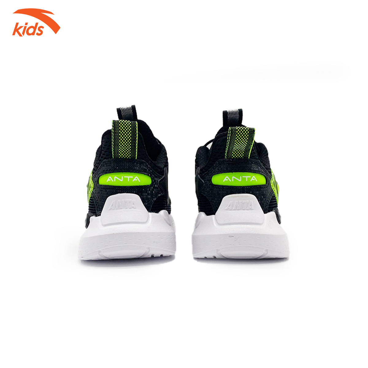 Giày thời trang bé trai Anta Kids thiết kế dây rút tiện lợi, mặt lưới thoáng khí W312238809