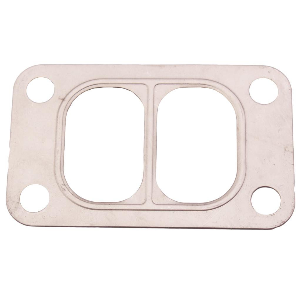 2x Stainless Steel Turbo Oil Feed Inlet Flange Gasket Adapter Kit For HOLSET