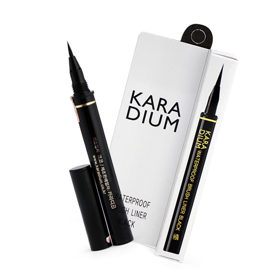 Bút Dạ Kẻ Mắt Karadium Waterproof Eyeliner Pen Black