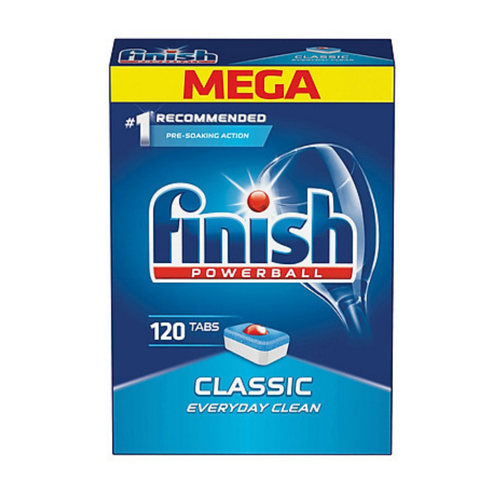 Hộp 120 viên rửa chén Finish Classic Dishwasher Tablets QT09444