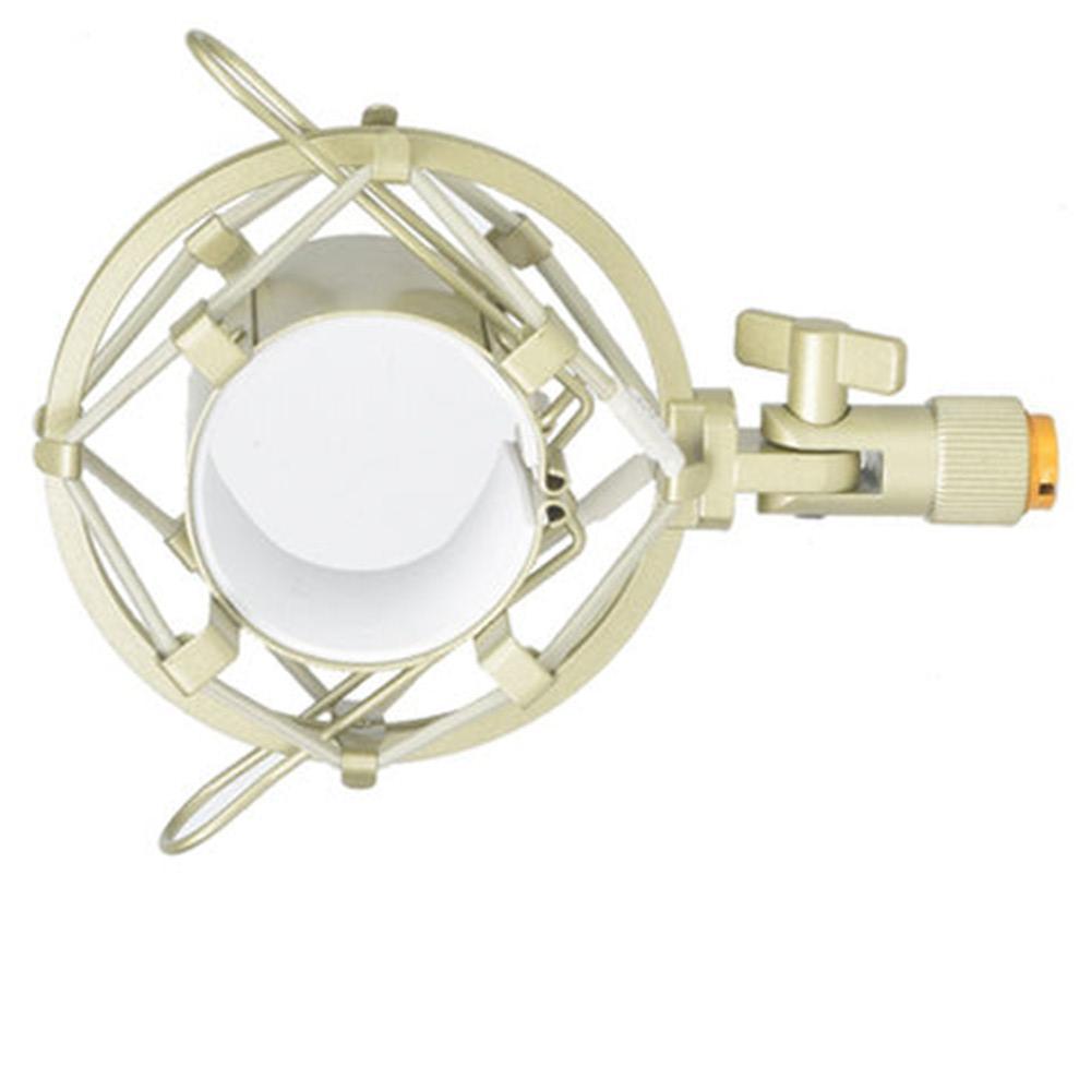 Vận Chuyển Nhanh Micro Thu Âm Kim Loại Chống Sốc Nhựa Micro Chống Sốc Đen Bạc Chống Sốc Sốc Kẹp Micro