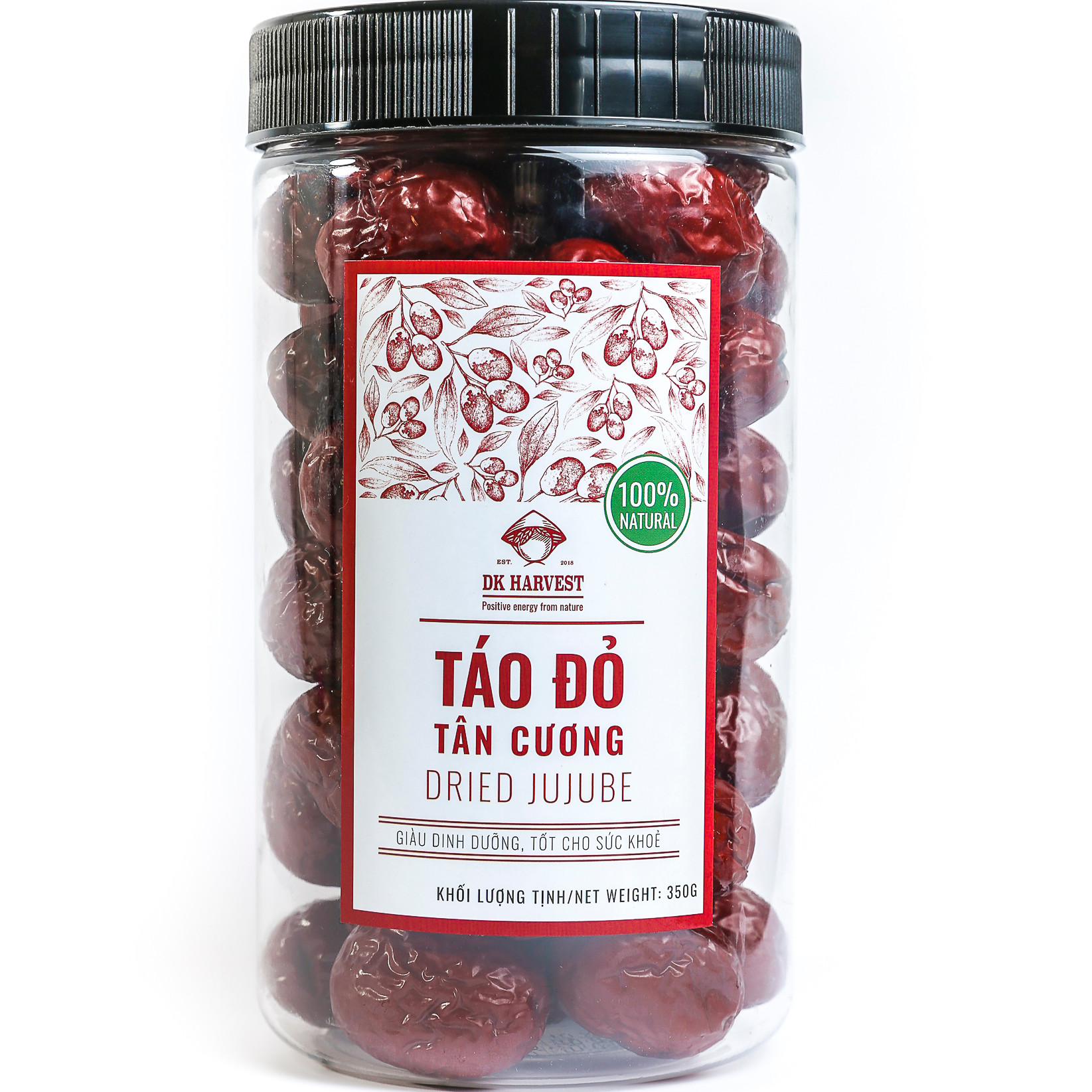 COMBO SIÊU TIẾT KIỆM - 2 Táo Đỏ Tân Cương Dried Jujube DK Harvest