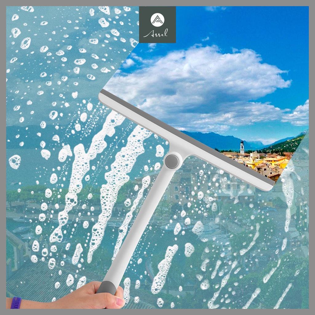 Cây lau kính gạt nước mini cầm tay thiết kế xoay 360 thông minh đa năng gạt nước sàn nhà mặt bàn mặt bếp dễ dàng vệ sinh
