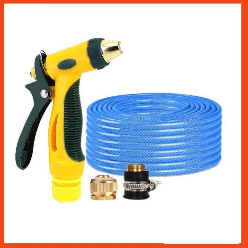 Bộ dây vòi xịt nước rửa xe, tưới cây tăng áp 3 lần,loại 3-5M 206317