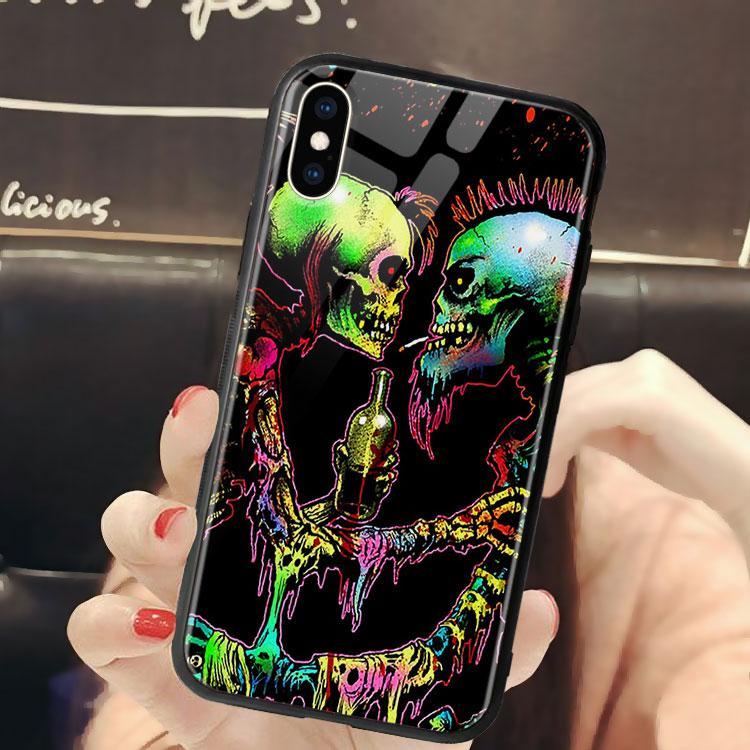 Ốp Lưng Bộ Xương Cao Cấp dafnh cho Iphone 6/6Plus/6S/6S Plus/7/7Plus/8/8Plus/X/Xs/Xs Max/11/11 Promax/12/12 Promax Lpc20120001