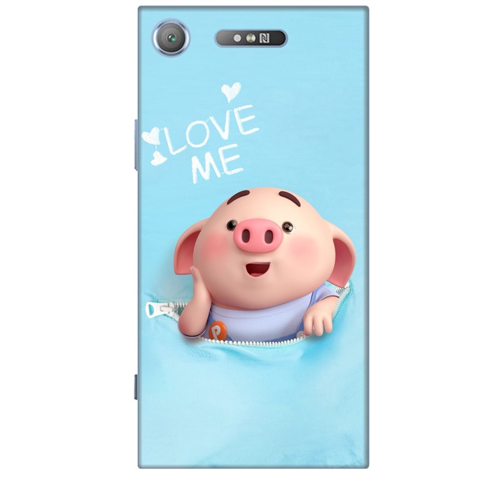 Ốp lưng dành cho điện thoại SONY XZ1 Heo Tình Yêu