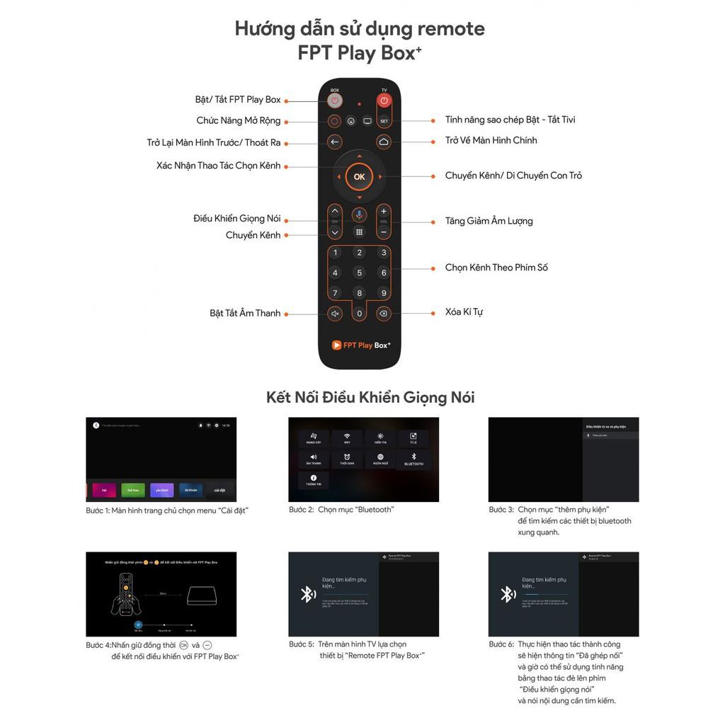 Remote Fpt Play Box giọng nói Điều khiển FPT Play Box Remote Fpt Box giọng nói cho Fpt Play Box 2018 2019 2020